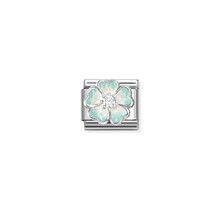 NOMINATION COMPOSABLE CL SIMBOLFLOWER  GREEN/WHITE 330321/18