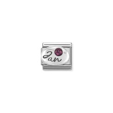 NOMINATION COMPOSABLE CLASSIC SYMBOL  JANUARY GARNET 330505/01