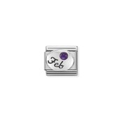 NOMINATION COMPOSABLE CLASSIC SYMBOL  FEBRUARY AMETHYST 330505/02