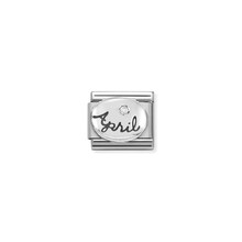 NOMINATION COMPOSABLE CLASSIC SYMBOL  APRIL DIAMOND 330505/04