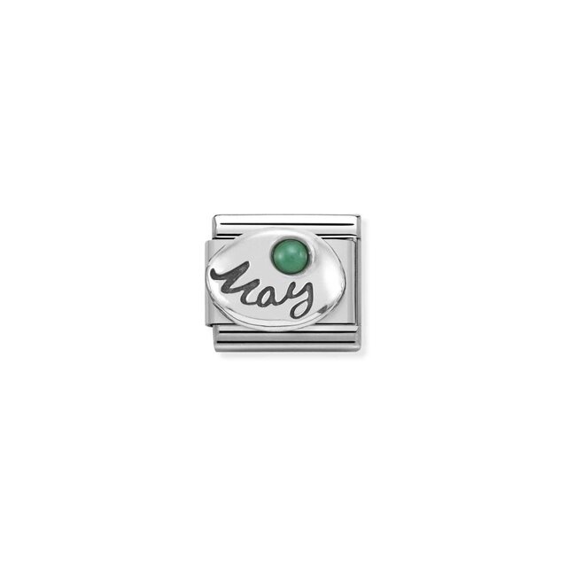 NOMINATION COMPOSABLE CLASSIC SYMBOL  MAY EMERALD 330505/05