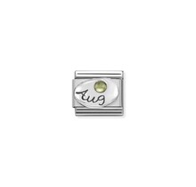 NOMINATION COMPOSABLE CLASSIC SYMBOL  AUGUST PERIDOT 330505/08