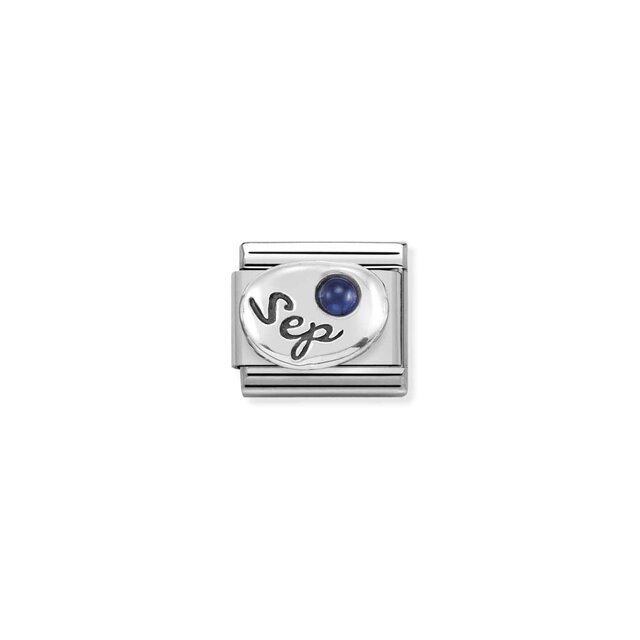 NOMINATION COMPOSABLE CLASSIC SYMBOL  SEPTEMBER SAPPHIRE 330505/09