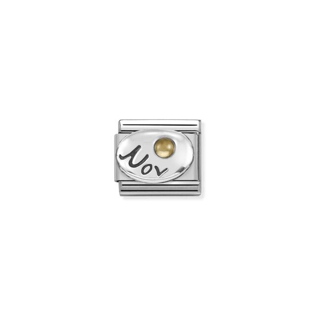 NOMINATION COMPOSABLE CLASSIC SYMBOL  NOVEMBER CITRINE 330505/11
