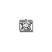 NOMINATION COMPOSABLE CLASSIC SYMBOL  OSTONE WHITE OPAL STARFISH 330511/05