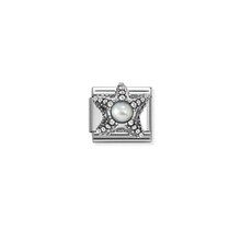 NOMINATION COMPOSABLE CLASSIC SYMBOL  OSTONE WHITE OPAL STARFISH 330511/05