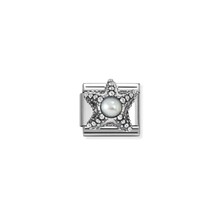 NOMINATION COMPOSABLE CLASSIC SYMBOL  OSTONE WHITE OPAL STARFISH 330511/05