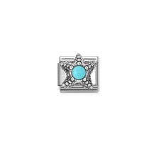 NOMINATION COMPOSABLE CLASSIC SYMBOL  OSTONE TURQUOISE STARFISH 330511/06