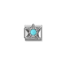 NOMINATION COMPOSABLE CLASSIC SYMBOL  OSTONE TURQUOISE STARFISH 330511/06