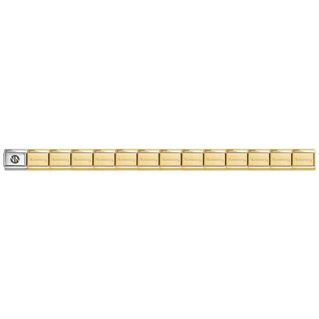 NOMINATION COMPOSABLE CLASSIC BASE  COLOURED NN BRANDED YELLOW GOLD 530301/SI/008