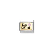 NOMINATION COMPOSABLE CLASSIC PLATES (IC) BIG SISTER 030289/05