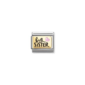 NOMINATION COMPOSABLE CLASSIC PLATES (IC) BIG SISTER 030289/05