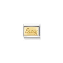 NOMINATION COMPOSABLE CLASSIC ENGRAVED SIGNS CUSTOM DAUGHTER 030121/25