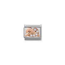 NOMINATION COMPOSABLE CLASSIC SYMBOL WHITE KNOT 430302/06