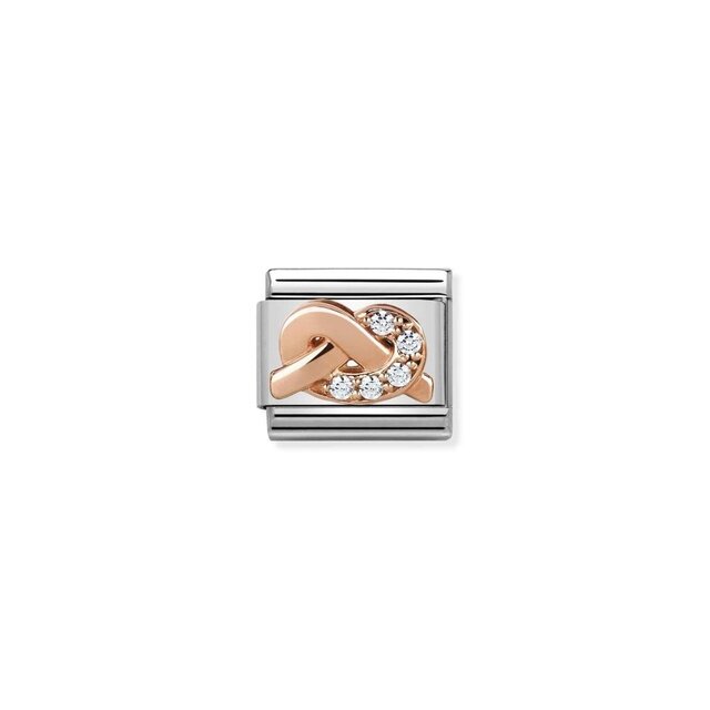 NOMINATION COMPOSABLE CLASSIC SYMBOL WHITE KNOT 430302/06