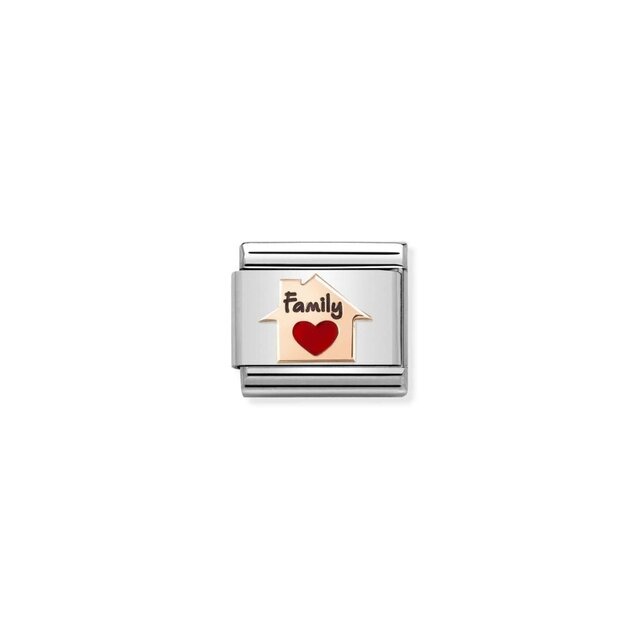 NOMINATION COMPOSABLE CLASSIC SYMBOL RED HEART HOUSE 430202/11