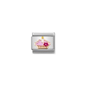 NOMINATION COMPOSABLE CLASSIC SYMBOL CUPCAKE CANDLE 430202/08