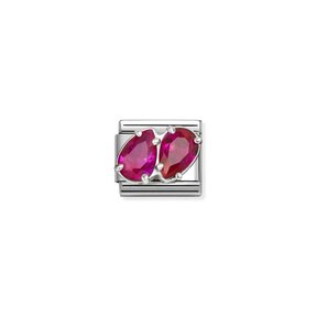 NOMINATION COMPOSABLE CLASSIC RED DOUBLE DROPS 330329/11