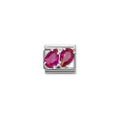 NOMINATION COMPOSABLE CLASSIC RED DOUBLE DROPS 330329/11