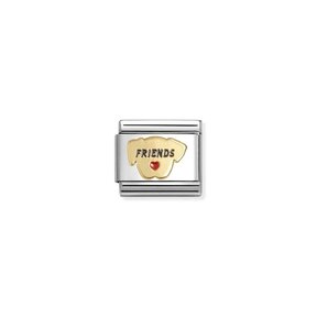 NOMINATION COMPOSABLE CLASSIC SYMBOLS RED HEART DOG 030285/69