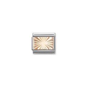 NOMINATION COMPOSABLE CLASSIC PLATES CUSTOM DIAMOND PLATE 430101/56