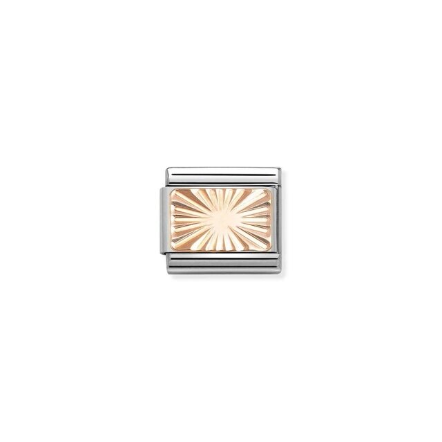 NOMINATION COMPOSABLE CLASSIC PLATES CUSTOM DIAMOND PLATE 430101/56