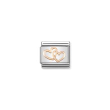 NOMINATION COMPOSABLE CLASSIC SYMBOL LINKED HEARTS 430104/41