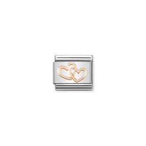 NOMINATION COMPOSABLE CLASSIC SYMBOL LINKED HEARTS 430104/41