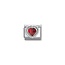 Nomination NOMINATION COMPOSABLE CLASSIC HEART WITH DOTS RICH SETTING RED 330606/005