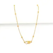 Initiaal Ketting Hartje Goudkleurig | Stainless Steel | Waterproof | Persoonlijk Cadeau