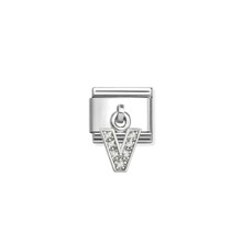 NOMINATION COMPOSABLE CLASSIC CHARMS LETTER V 331818/22