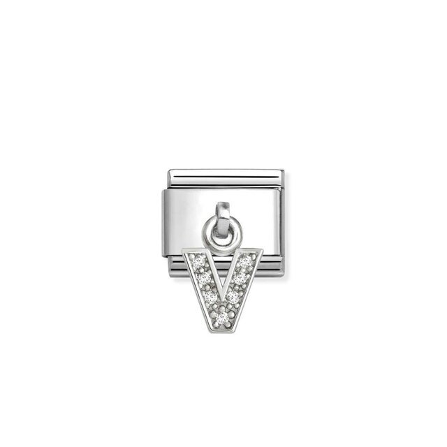 NOMINATION COMPOSABLE CLASSIC CHARMS LETTER V 331818/22