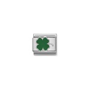 NOMINATION COMPOSABLE CLASSIC SYMBOL GREEN CLOVER 330202/12