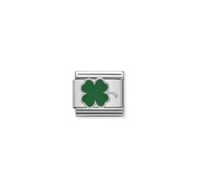 NOMINATION COMPOSABLE CLASSIC SYMBOL GREEN CLOVER 330202/12