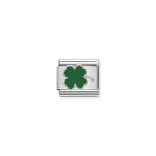 NOMINATION COMPOSABLE CLASSIC SYMBOL GREEN CLOVER 330202/12