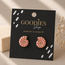 Goodies Stainless Steel Schelp Oorknopjes Oranje | Gouden Nautilus Oorbellen | Waterproof Studs