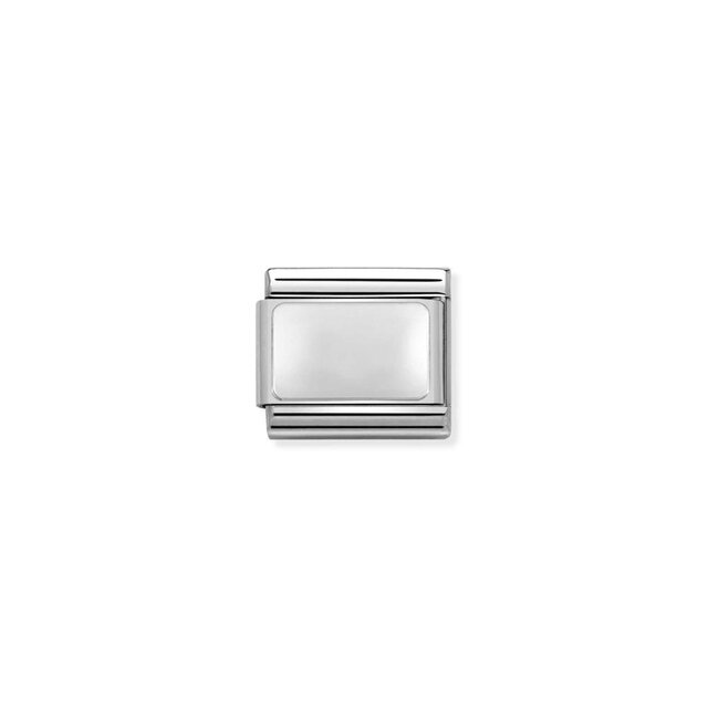NOMINATION COMPOSABLE CLASSIC PLATE (LO) CUSTOM PLAIN 330104/01