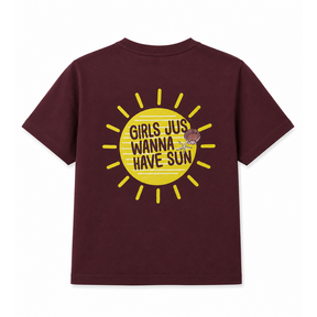 Goodies Label Girls Jus Wanna Have Fun T-Shirt