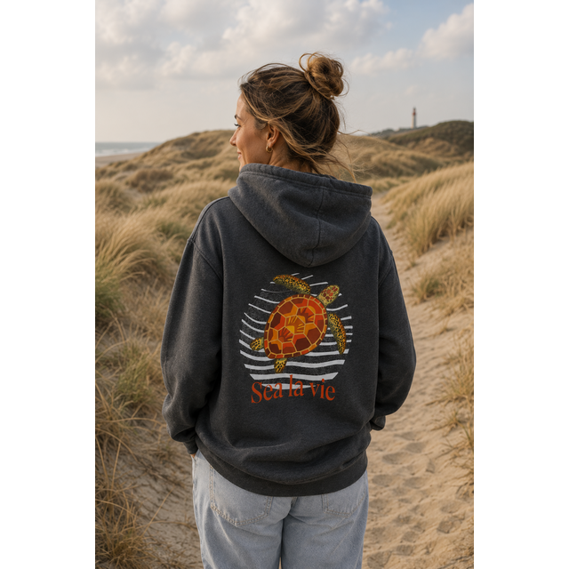 Goodies Label Hoodie Schildpad