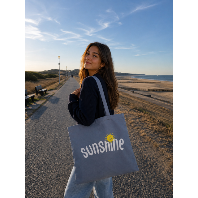 Goodies Label Cotton Bag Sunshine Groot