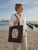 Goodies Label Cotton Bag chocolade Bruin Sea La Vie