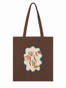 Goodies Label Cotton Bag chocolade Bruin Sea La Vie