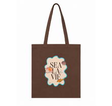 Goodies Label Cotton Bag chocolade Bruin Sea La Vie