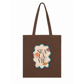 Goodies Label Cotton Bag chocolade Bruin Sea La Vie