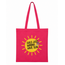 Goodies Label Goodies Label Cotton Bag  Fuchsia Girls Just Wanna Have Sun