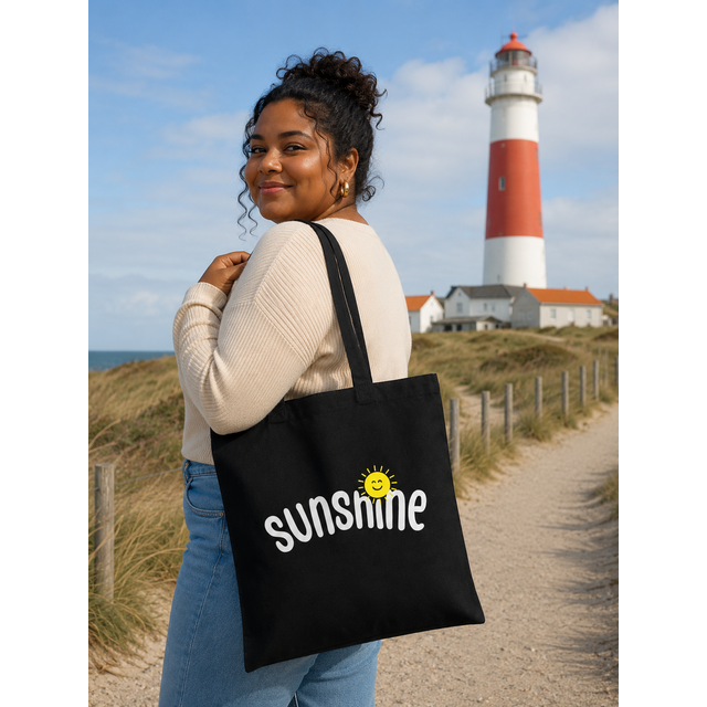 Goodies Label Cotton Bag Sunshine Groot