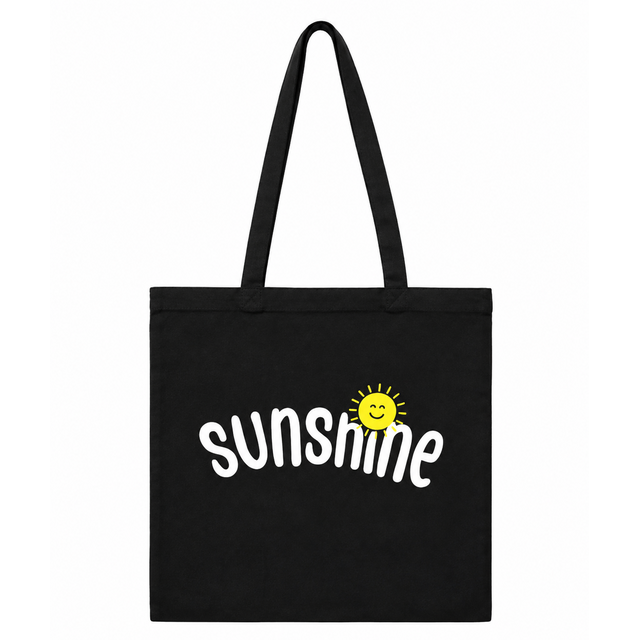 Goodies Label Cotton Bag Sunshine Groot