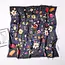Goodies Label Goodies Label Sjaaltje Flower Garden Donkerblauw 70 x 70 cm