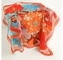 Goodies Label Sjaaltje Bloom Bow Coral 70 x 70 cm