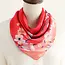 Goodies Label Goodies Label Sjaaltje Blossom Coral 70 x 70 cm | Bloemenprint
